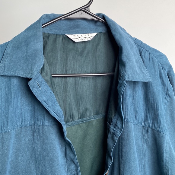 Blue button up - Picture 2 of 3